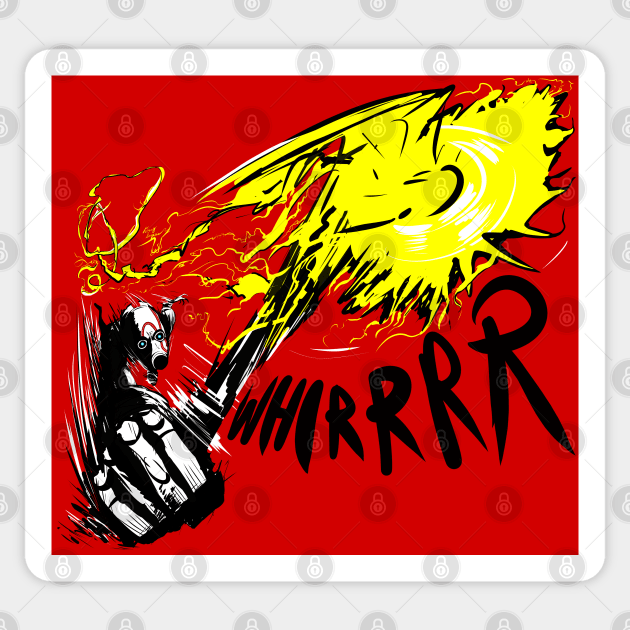 Borderlands Psycho on Fire  Edit Sticker by DougSQ